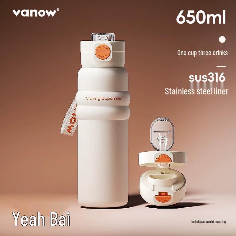 Vanow Unisex Stainless Steel Insulated Sport Bottle