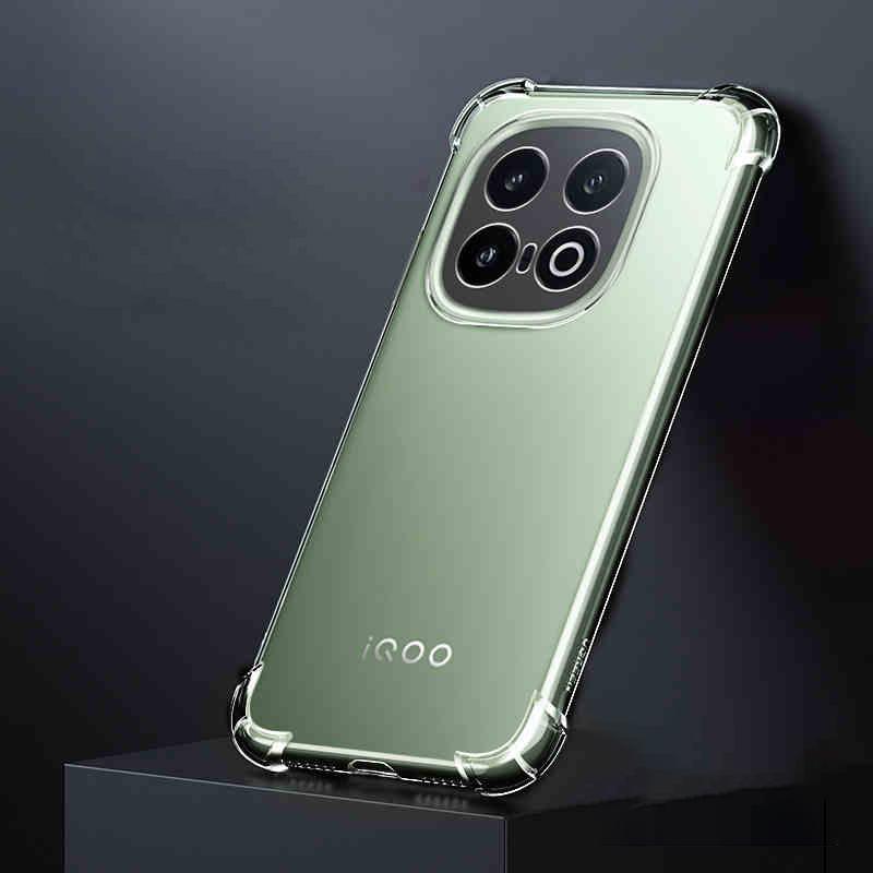 Airbag Shockproof Phone Case For VIVO iQOO 13 Pro Camera Protective Clear Airbag Silicone TPU Back Cover For VIVO iQOO 12 Pro 11