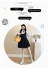 2026 Summer Short Sleeve Hollow Out T-shirt & Reversible U-Neck Doll Dress Maternity Set