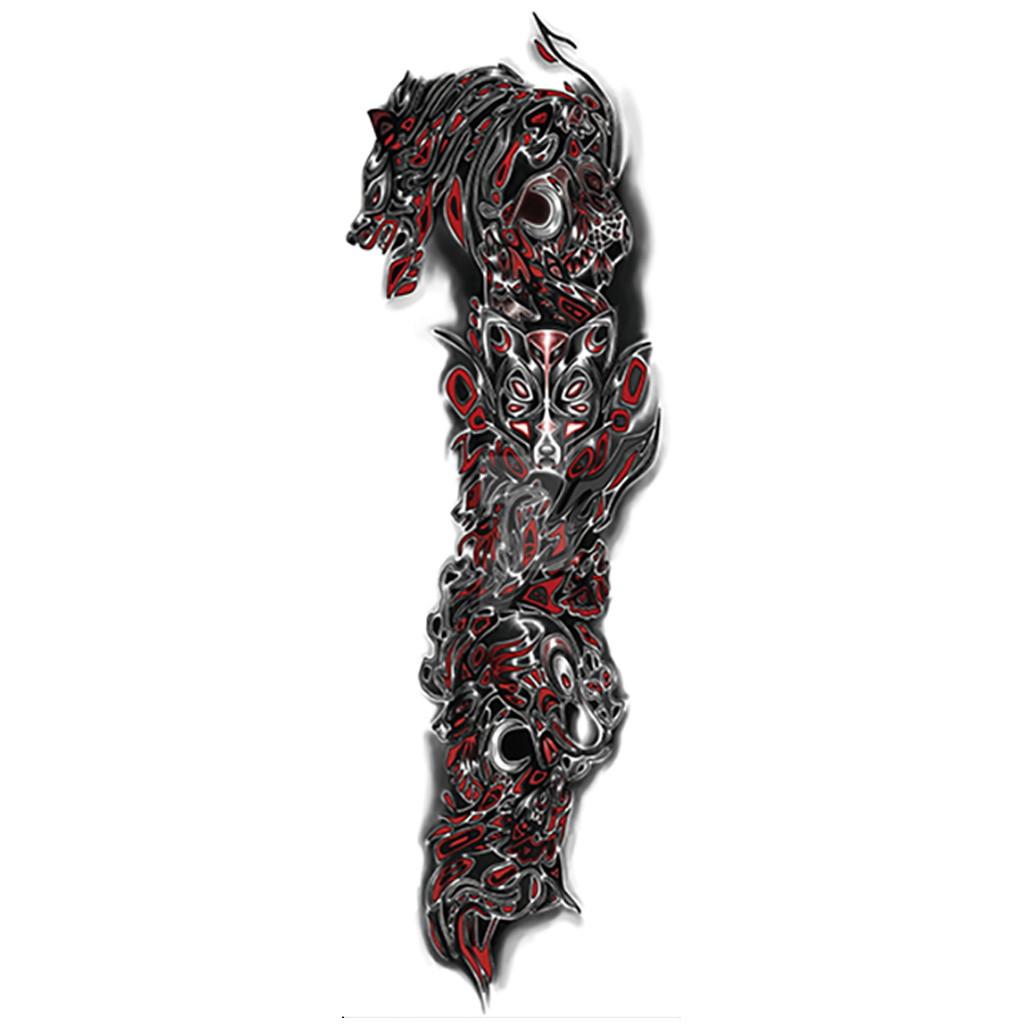Různé styly dočasných nálepek na ruce Body Art Cool zdobení těla 