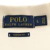 Polo Ralph Lauren Short Sleeve Custom Fit Polo Shirt L Off White Fawn Men's Used