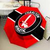 Charlton FC Crest Automatic Folding Umbrella - 8-Rib Travel Umbrella with Auto Open/Close & Portable Gifts for holidays or birthdays