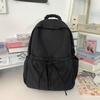 Simple schoolbag treasure girl casual bow backpack versatile primary and secondary school students high value backpack
