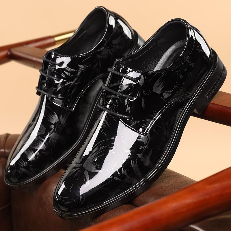 Spring and Autumn Men's Business Formal Leather Shoes Wedding Shoes