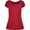 Build Your Brand Womens/Ladies Wide Neck T-Shirt