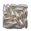 Beige High-Gloss Water Drop Imitation Pearl Beads for DIY Jewelry and Clothing Accessories
