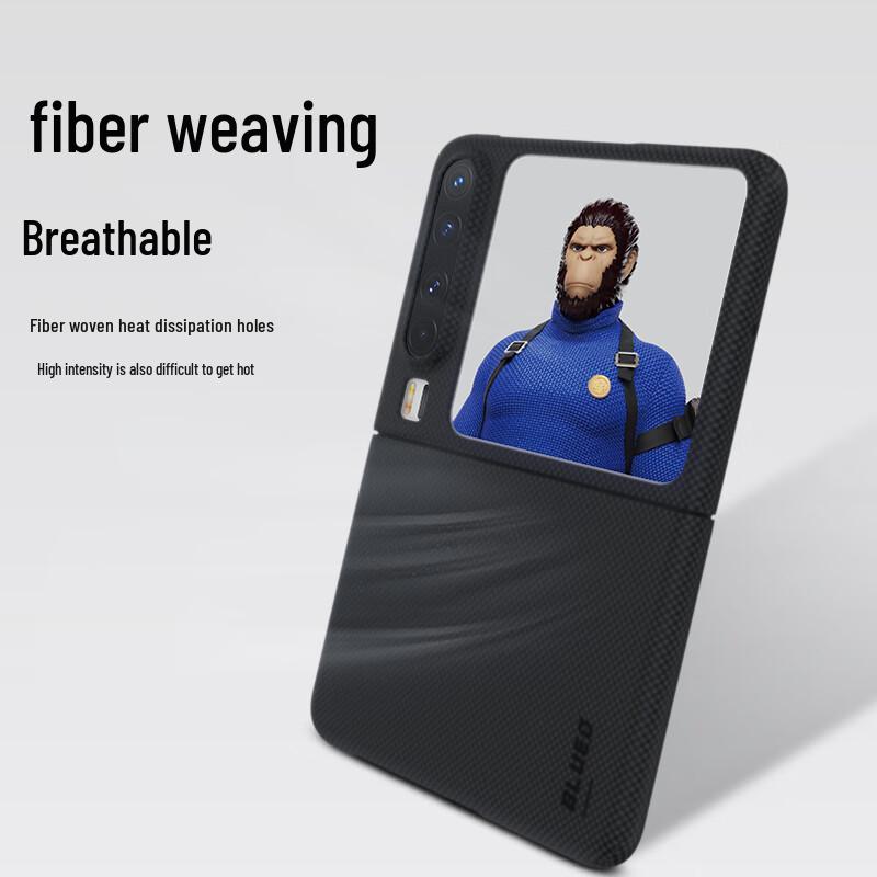 BLUEO Collector's Edition Kevlar Aramidfaser Handyhülle für Huawei Pura X