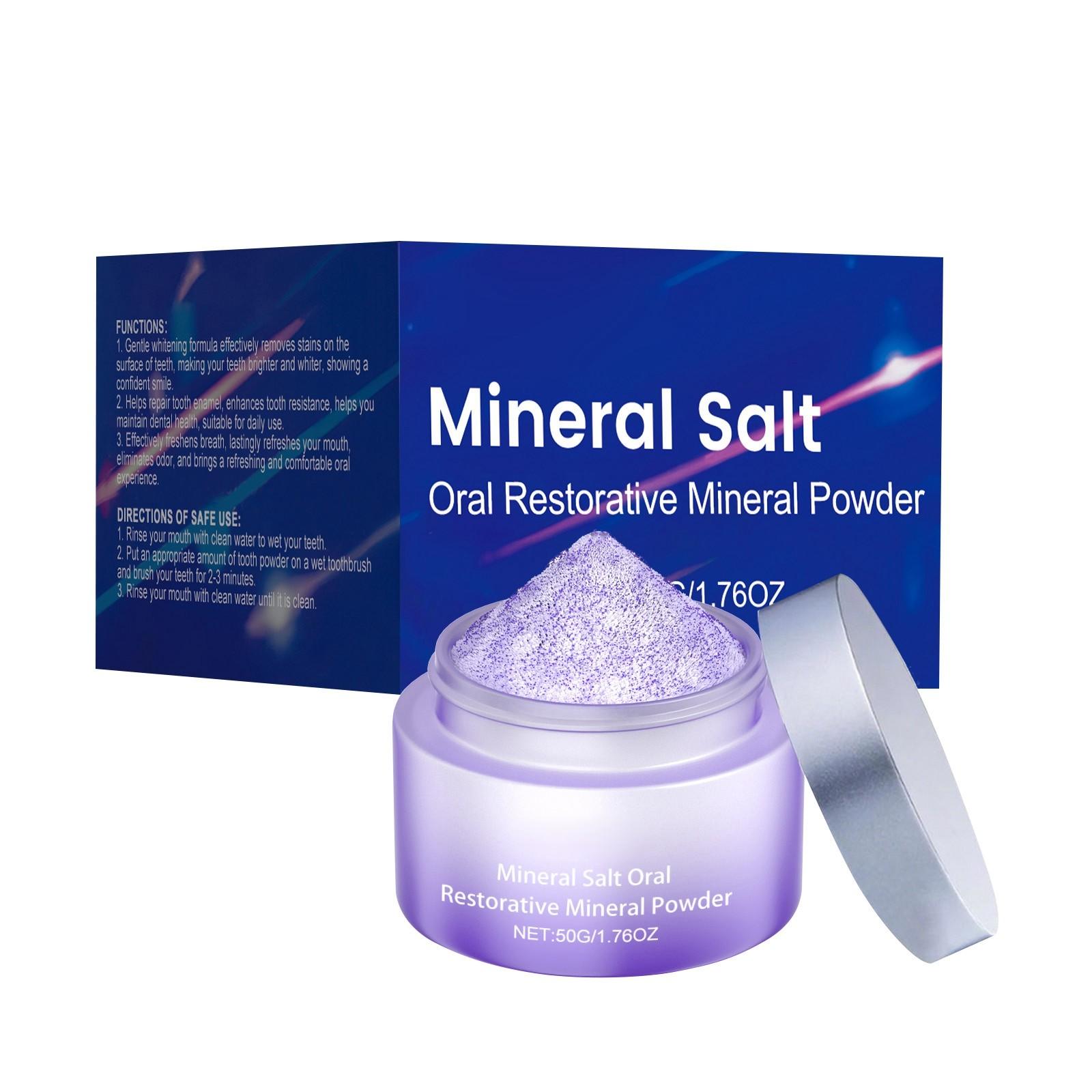 

Отбеливающий порошок для зубов, эффективно укрепляет зубную эмаль и освежает дыхание (50г) фиолетовый