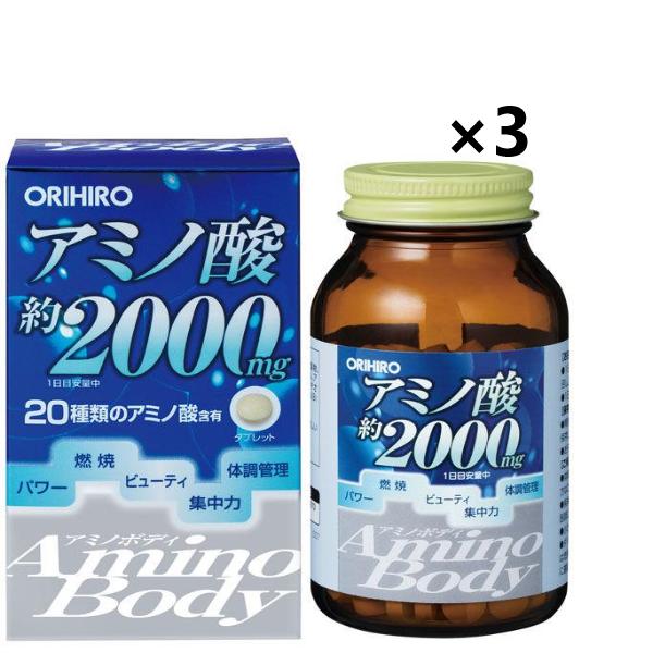 Orihiro Supplement Amino Body 25 Day Tablet