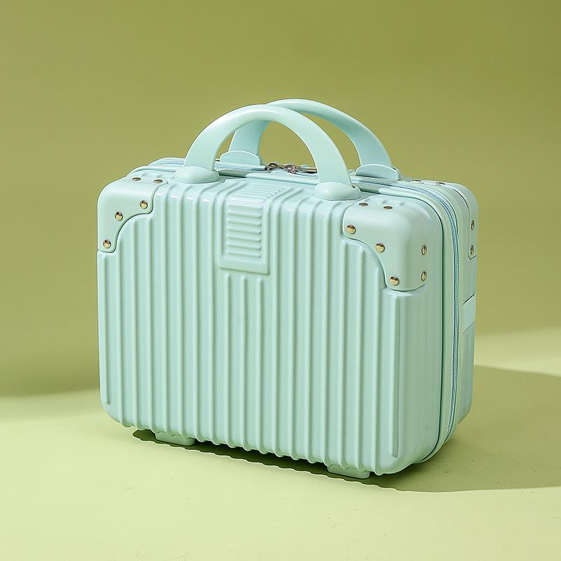 14-Inch Mini Suitcase Makeup Case with Combination Lock