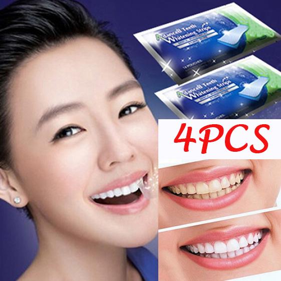 Buy 4PCS Pro Oral Care Teeth Whitening Strips Easy Safe Teeth Beauty
