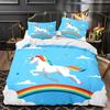 Magical Unicorn Bedding Sets Quilt Bed Cover Comforter Duvet Cover Pillow Case 2-3 Pieces Sets Kids Adult Bedroom Decoration