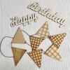 Party Pennant Strong Anti-fade Photo Props Sturdy Reusable Background Wall Decor Wooden Birthday Party Hanging Triangle Flag for Indoor