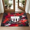 OGC Nice FC Design Crystal Velvet Rug Soft Decorative Mat for Bedroom Entrance