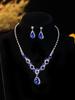 Alloy Necklace Set - Fashionable Banquet Jewelry Chain For Women - Bridal Wedding Jewelry Set