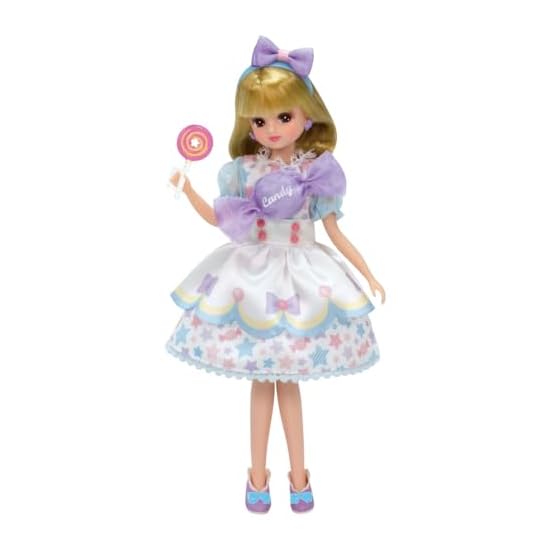 Takara Tomy "Licca-chan Doll LD-09 Sweet Candy" Dress-up Doll Pretend Play Toy Ages 3 and up
