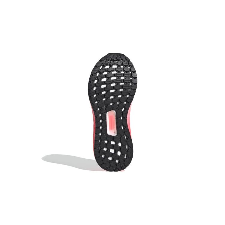 Adidas ULT Ultraboost 20 J Slip Resistant And Breathable Low top Kids' Running Shoes White Pink Gradient Teenagers FX0456
