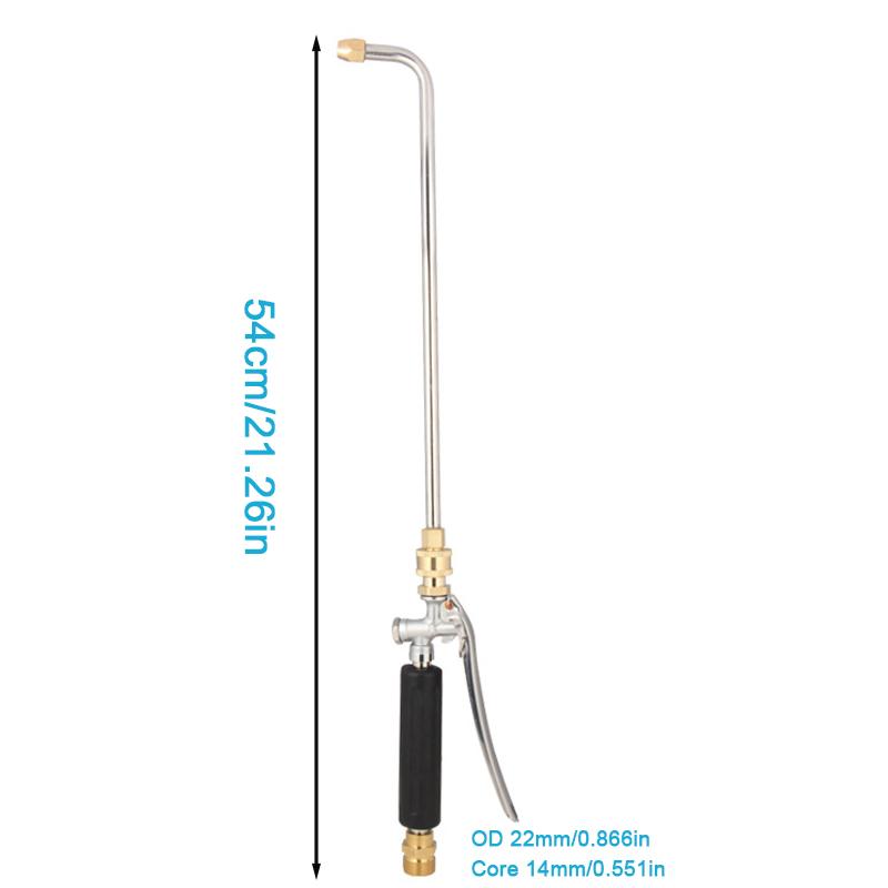 M22-14 Pressure Washer Gun - Multi-Purpose Nozzle with 1/4'' Quick Connect Extension Wand for Multi Scene Cleaning