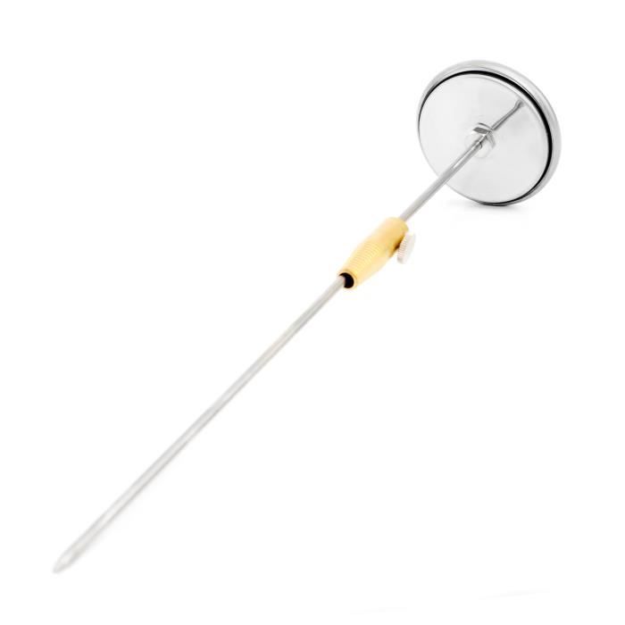 Lantelme Thermomètre De Four Pizza Barbecue 400°C - Longueur Du Manche 300 Mm