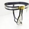 Stainless Steel Male Chastity Belt Cock Cage Restraint Lockable Chastity Device Anal Beads SexToys for Men BDSM T Type Gear Game