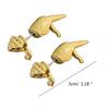 Stylish 3D Lizard Earrings Punk Rock Ear Studs Versatile Animal Themed Accessory Jewelry for Fashion Enthusiasts