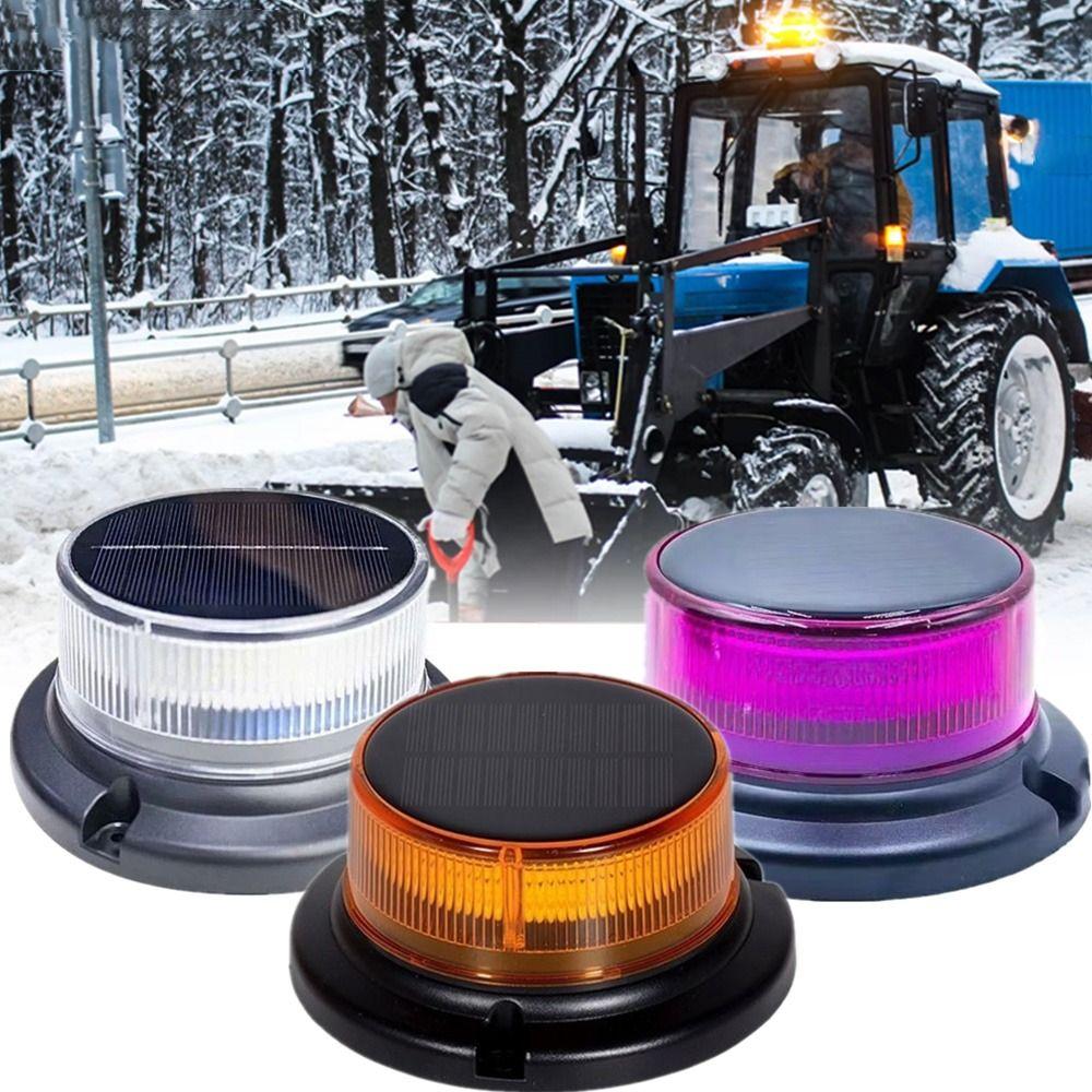 Magnetic Base Emergency LED Light Rotating Flashing Warning Strobe Light Truck Roof