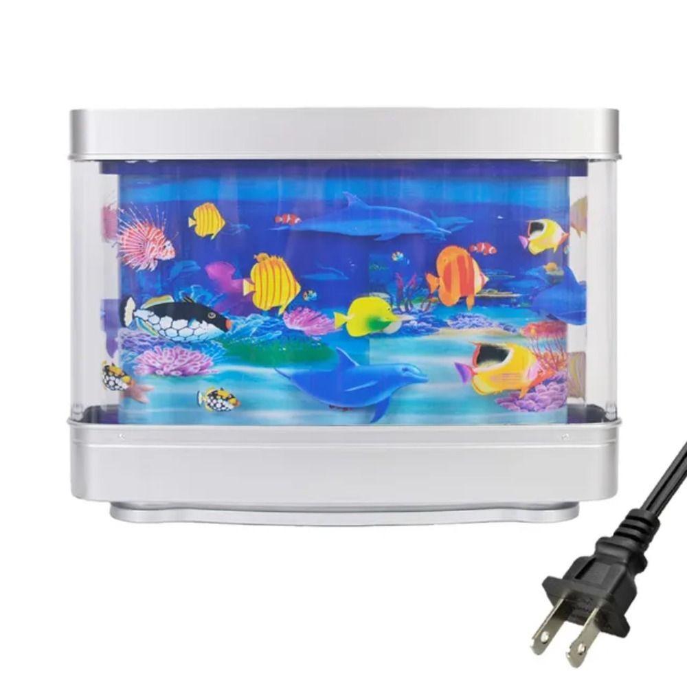 With Switch Simulation Ornamental Fish Lamp Virtual Ocean Dynamic Cute Artificial Fish Tank Lamp Plastic Waterproof
