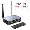 M9 M9Pro Bluetooth Audio Receiver Transmitter DSP Wireless Adapter NFC/AUX/RCA/USB U-Disk/TF/6.5 Mic Karaoke/Coaxial/FM Radio