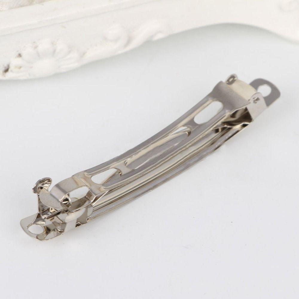 20Pcs Base Hair Clips DIY Hairpins Metal Metal Spring Hair Clip Fashion DIY Spring Clips  Ladies