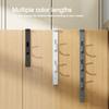 Adjustable Coat Hook Traceless Door Hooks Door Hanger Hooks  for Clothes Bag Caps Purse