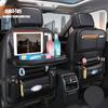 Multi-Pocket-Autositz-Rücken-Hänge-Organizer-Tasche, universelle Auto-PU-Leder-Aufbewahrungstasche, faltbares Regal