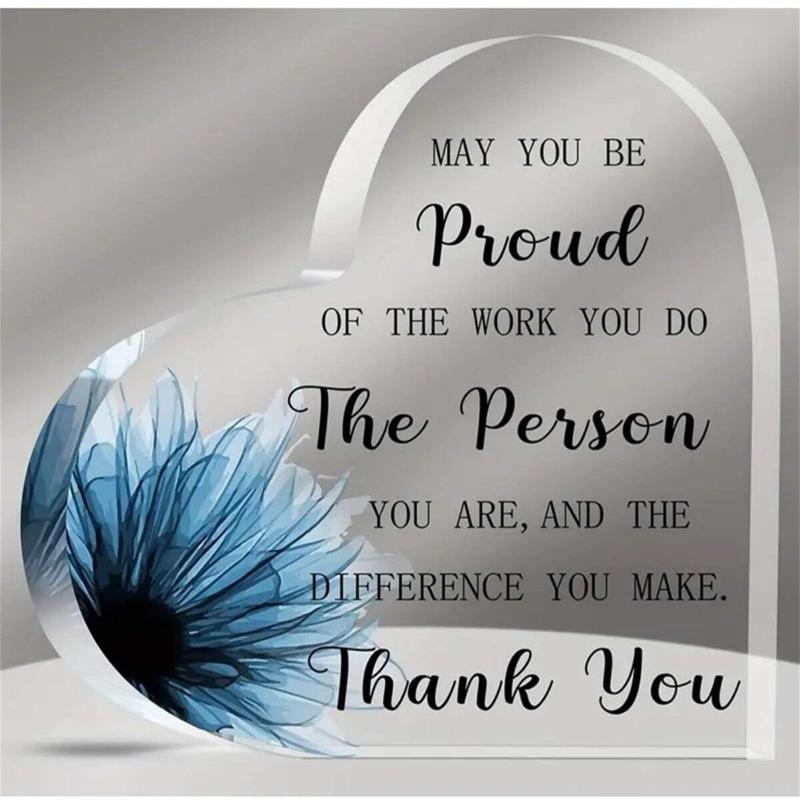 

Inspirational Clear Desk Sign. Motivational quote decor for coworkers, friends & home office. чистый