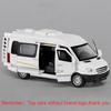 1:32 Sprinter Ambulance Alloy Diecast Models Toys Car Sound Light Pull Back 5 Doors Opened Miniature Vehices Kids Birthday Gifts