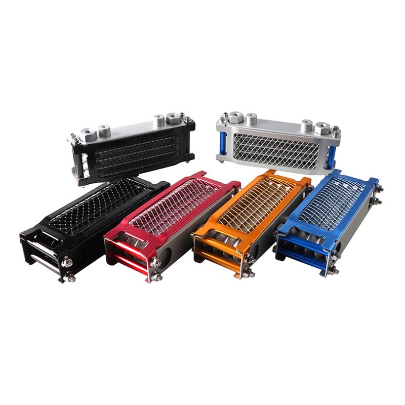 Universal Motorcycle Radiator Oil Cooler Oil Radiator for 50cc 110cc 125cc 140cc Honda Yamaha Kawasaki ATV Dirt Pit Bike Parts