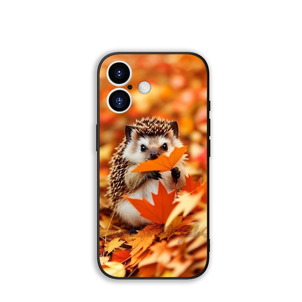 Phone Cover Hedgehog Fox Coque for Samsung Galaxy S25 S24 S22 S23 FE Ultra Plus A56 A05 A06 A15 A16 A55 S7 Edge Case