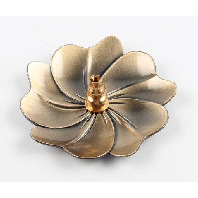 Hot Sale Alloy Buddhi Cherry Blossom Reflux Incense Burner Incense Rack Home Decoration Coil Incense Burner Air Incense