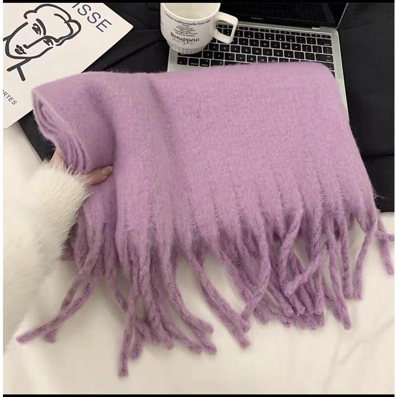 DUTRIEUX Winter Solid Brushed Warm Scarf