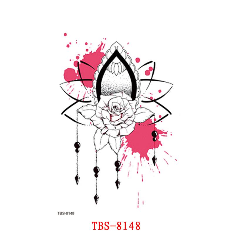 Waterproof Tattoo Sticker, Small Flower Arm, Totem, Semi-Permanent Tattoo Sticker Tattoo
