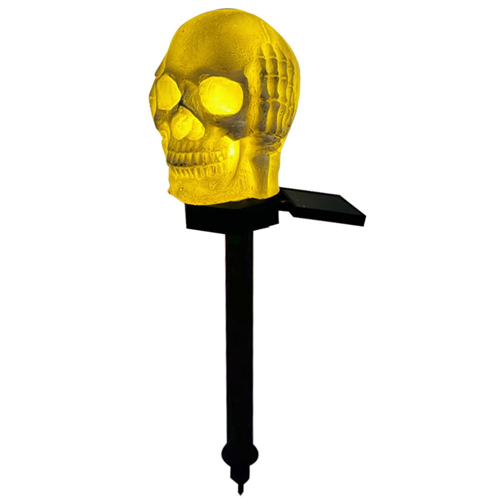 

Солнечная смола Хэллоуин ворона череп призрак ужас гримаса свет уличный IP65 светодиодный светильник балкон праздничная вечеринка газон лампа садовый декор