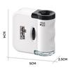 60X MicroMini Portable Microscope with UV Handheld Microscope with LED Flashlight Mini Microscope for Student Science Lab