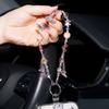 Y2K Aesthetic Cherry Tassel Phone Lanyard Exquisite Beaded Phone Chain Wristband Keyring Anti Lost Mobile Phone Charms