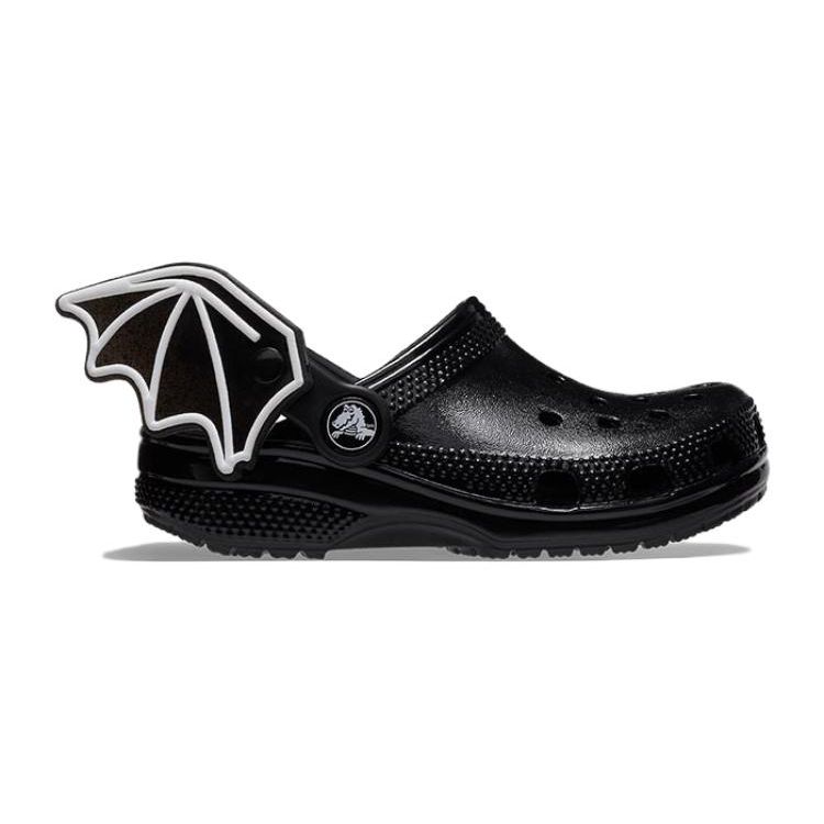 Crocs Comfortable Versatile Shock-Absorbing Durable Sandals Kids Sandals Black 209232-001