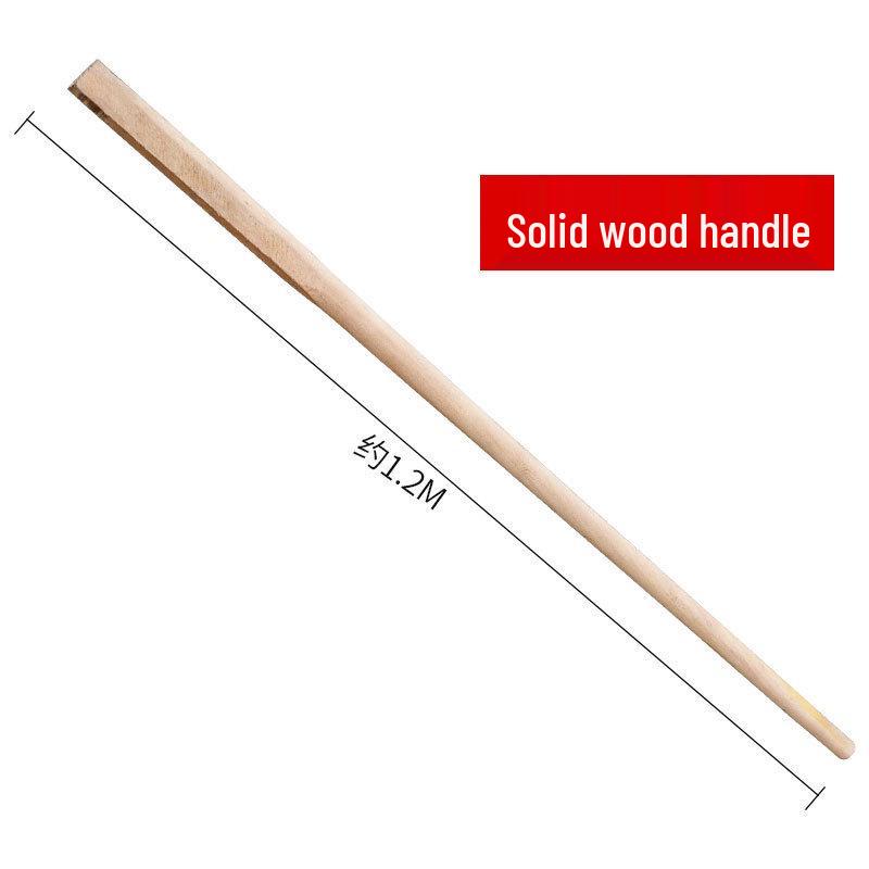 Сельскохозяйственная мотыга с длинной ручкой из марганцевой стали - Утолщенная деревянная ручка