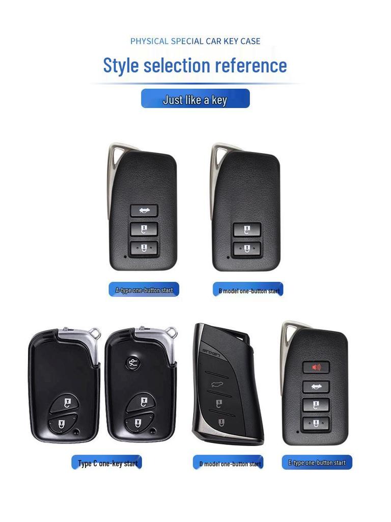 Husă cheie Lexus pentru GS IS ES200 NX RX300 CT200h - Geantă din piele cerată cu ulei