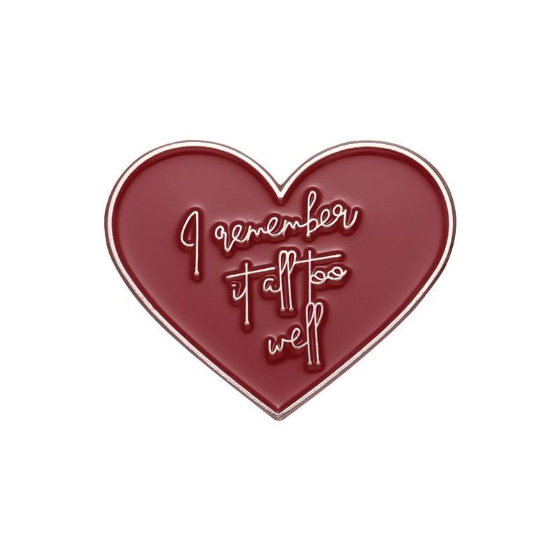 Creative Alphabet Series: Fun Cartoon Style Enamel Metal Badges