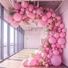 12inch 5/10/20/30/50/100pcs pink balloon set, suitable for weddings, birthdays, themed parties,wedding parties,family gatherings