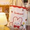 Japanese Small Animal Canvas Bag Cute Shopping Bento Handbag Bear Student Handbag Shoulder Bag