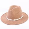 Popular European and American High-end Wool Top Hat, Men's and Women's Fashion Versatile Elegant Top Hat Jazz Hat