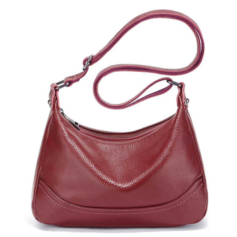 Сумка-хобо из кожи Zency Crossbody для женщин, вместительная сумка