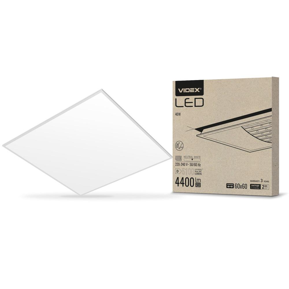 Panel plafon led wpuszczany sufitowy 60x60 40w barwa neutralna